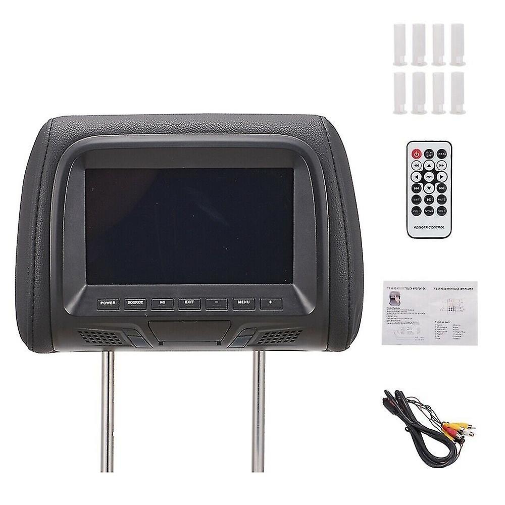 7inch Touch Screen motor tetiera Monitor Mp5 Player perna Monitor Suport Video Sync / Mirror Link
