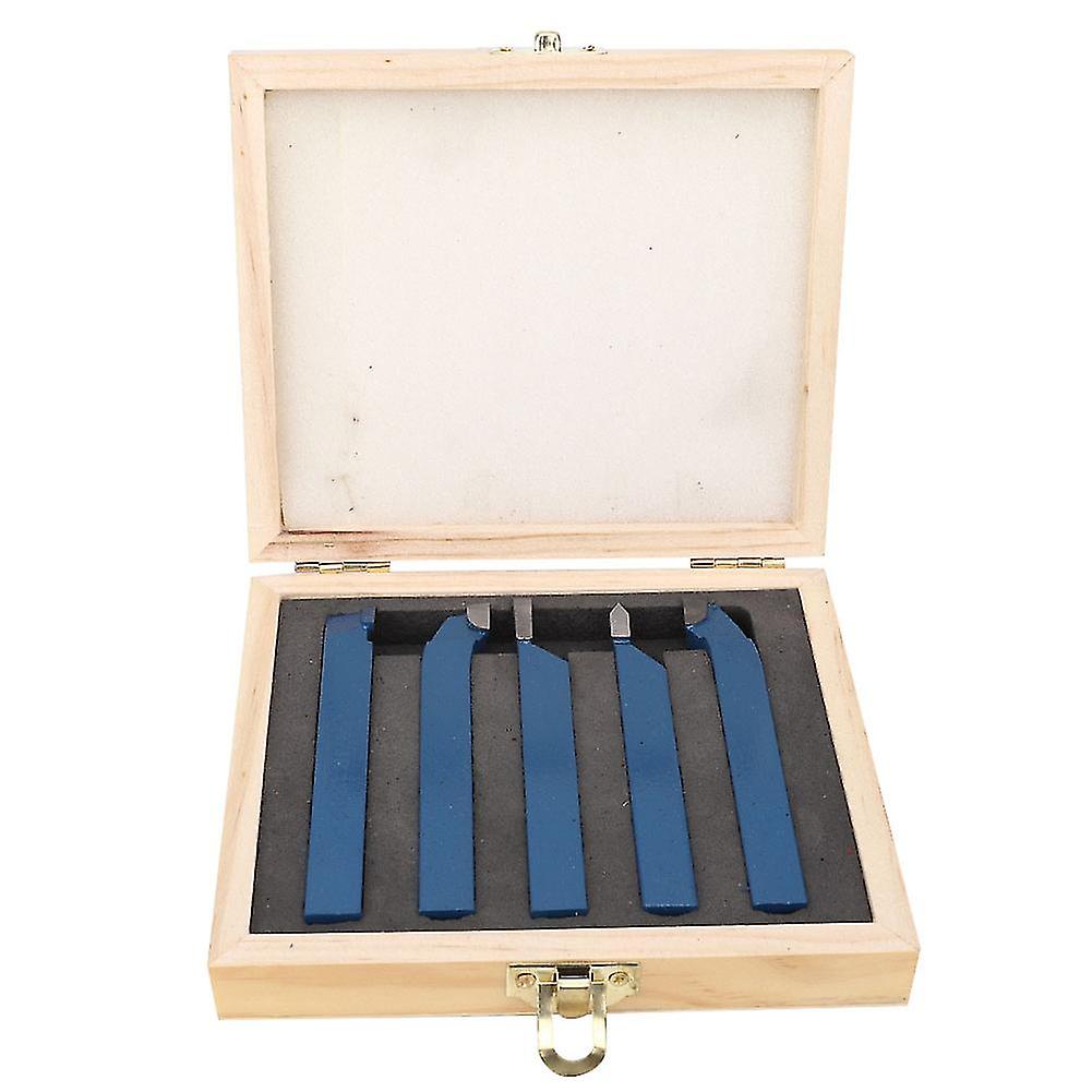 5pcs Lathe Tool Carbide Tipped Weld Turning Tool Set Machine Tool Parts8x8mm