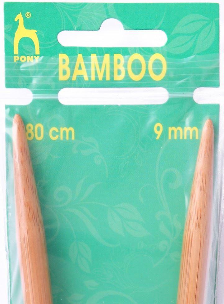 Pony Bamboo Circular Needles 80cm - each