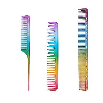 3 Pieces Fine Cutting Comb Salon Hairdressing Comb Rat Tail Comb Fine Tooth Hair Comb Anti-static Hair Styling Comb Heat Resistant Hairdressing Comb F