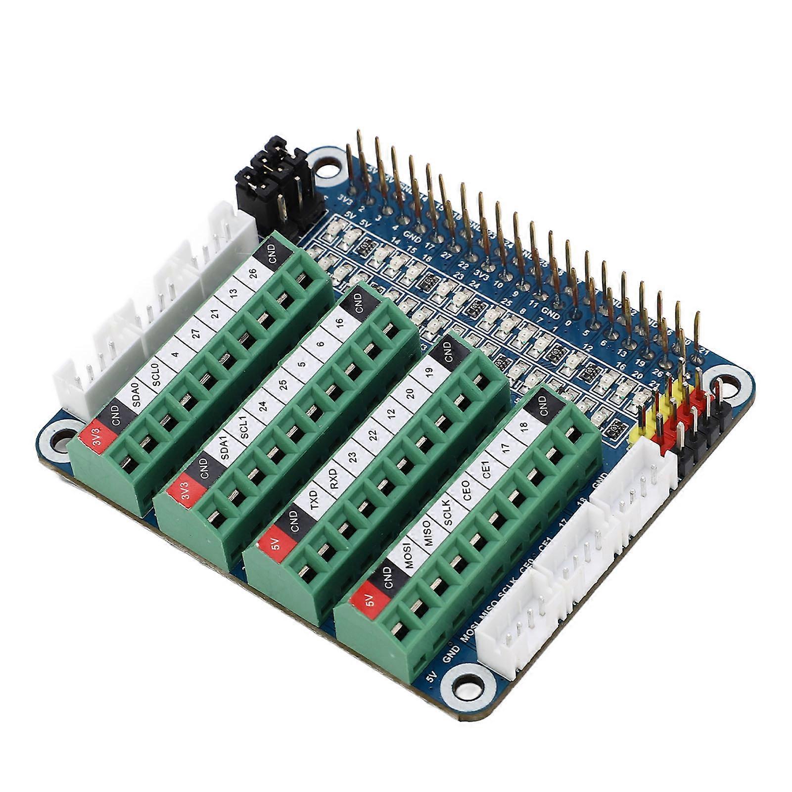 Sensor Expansion Board for 4B 3B CM4 PCF8591 LED GPIO IO Port Development Board Module