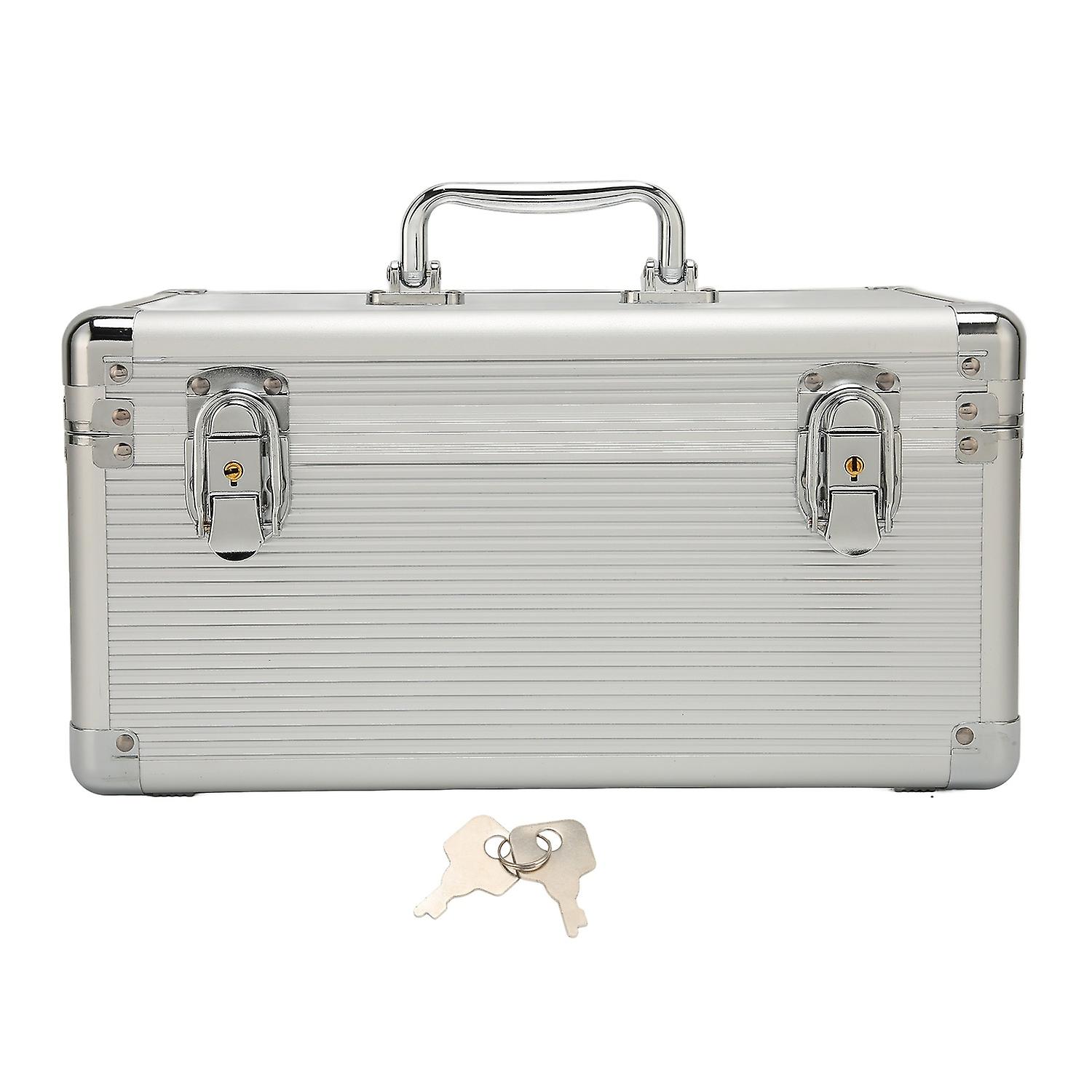 Hard Drive Storage Box 10 Bay Shockproof Hard Drive Storage Case with Security Lock 1 Tool Placement