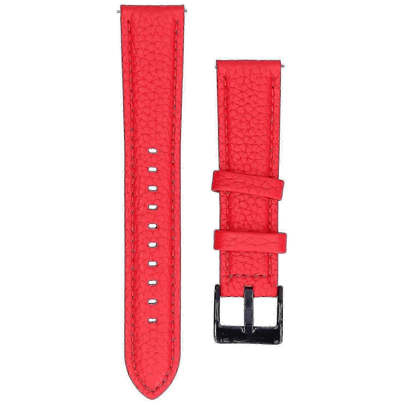 Lychee Pattern Watch Strap Soft Classic Color Replacement Watch Strap for Huawei