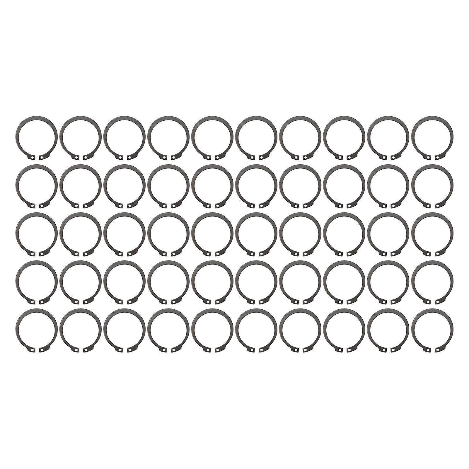 AC Compressor Coil Snap Ring,50pcs Snap Ring 2mm AC Compressor Repair Kit AC Compressor Coil Clamp Ring Enhanced Durability