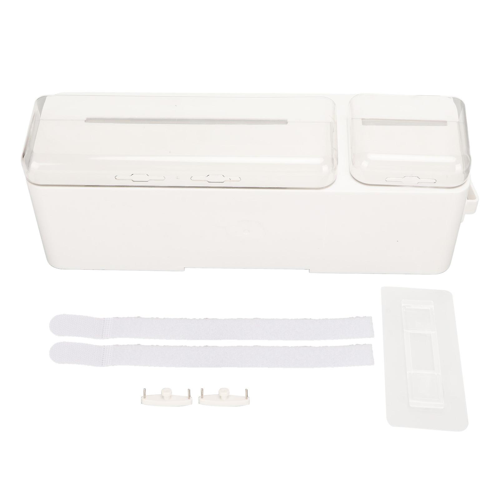 Wall Storage Box Transparent Detachable Easy Installation Remote Control Holder Storage Box for Bedrooms Dormitory