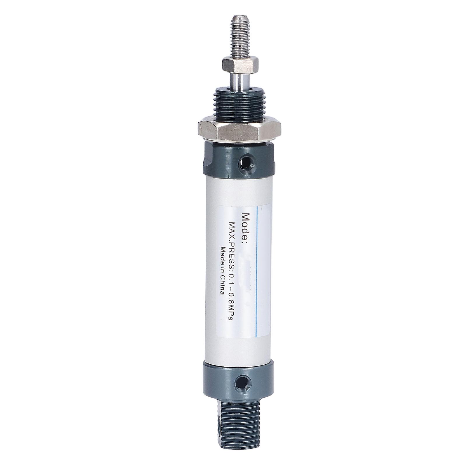 16mm Mini Air Cylinder Aluminum Alloy Double Action Pneumatic Cylinder 30‑800mm/s 0.1‑0.8MpaMAL16x50