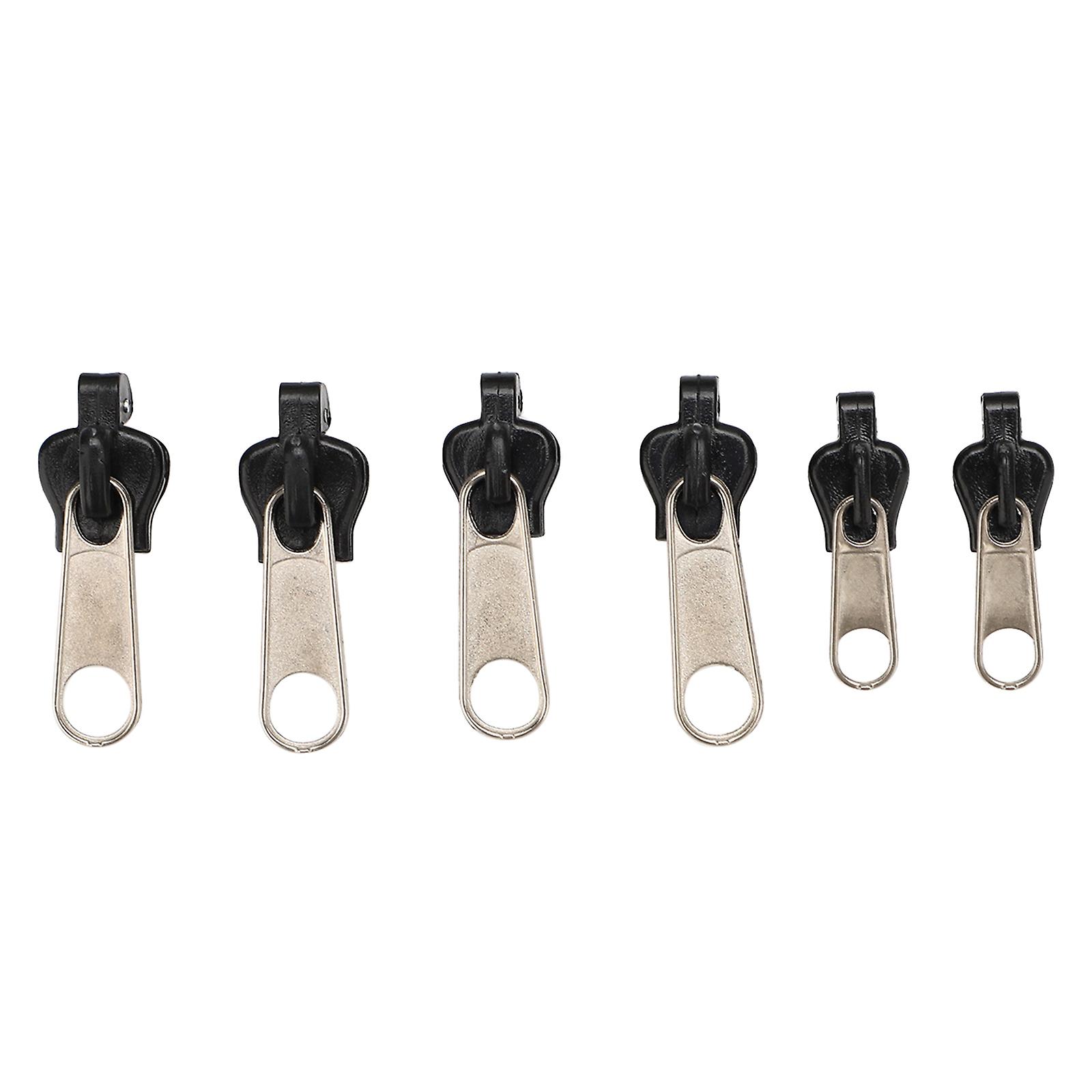 100% Nouveau 6Pcs Universel Zip Instant Fix A Zipper Fixer Outil Réparation Curseur De Remplacement Kit