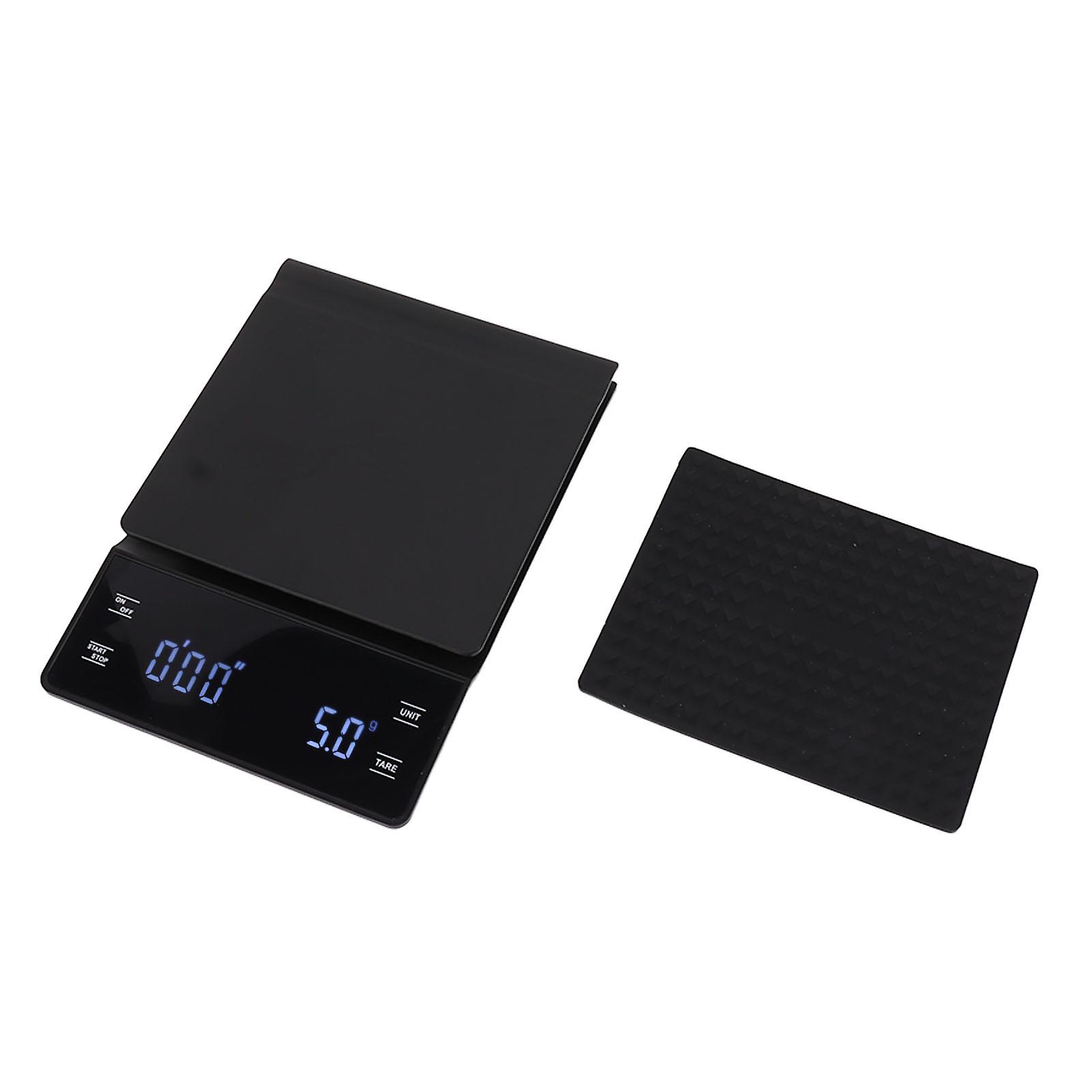 Electronic kitchen scale with touch screen and timer, multifunctional, 3 kg