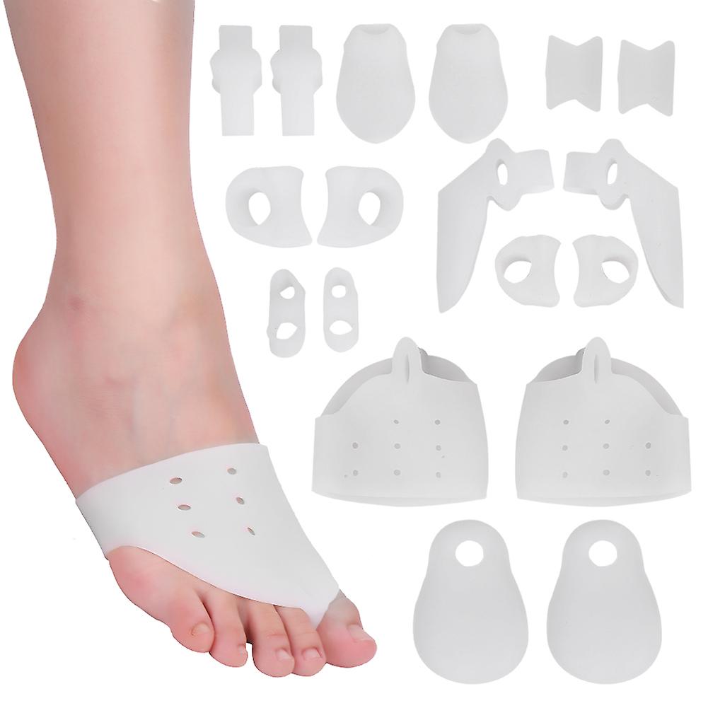 9Pairs/Set Bunion Valgus Corrector Pain Relief Toe Alignment Spreaders Separators Straightener