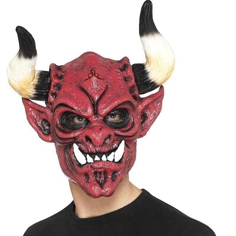 Devil Mask Foam Latex Adult Red 45018