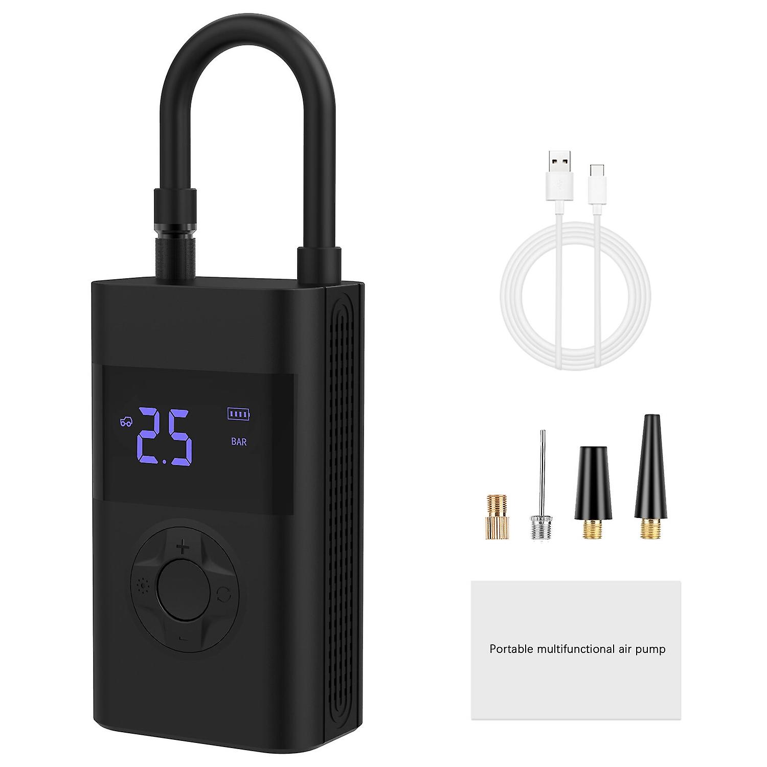 60W Cordless 150PSI 4000mAh Air Pump Car Inflatable Pump Rechargeable Power Bank Air Pump with Emerg