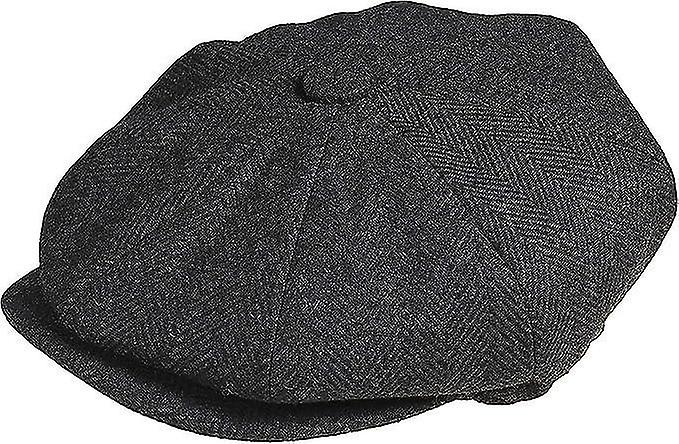 Newsboy style cap-Cotton flat cap