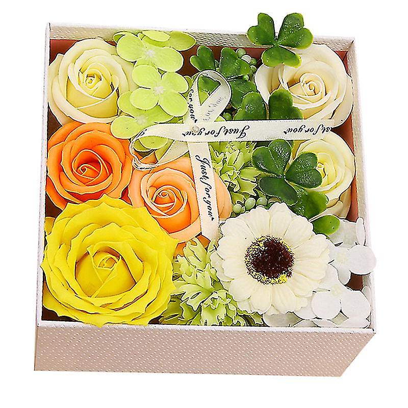 1pcs Artificial Soap Flower Box