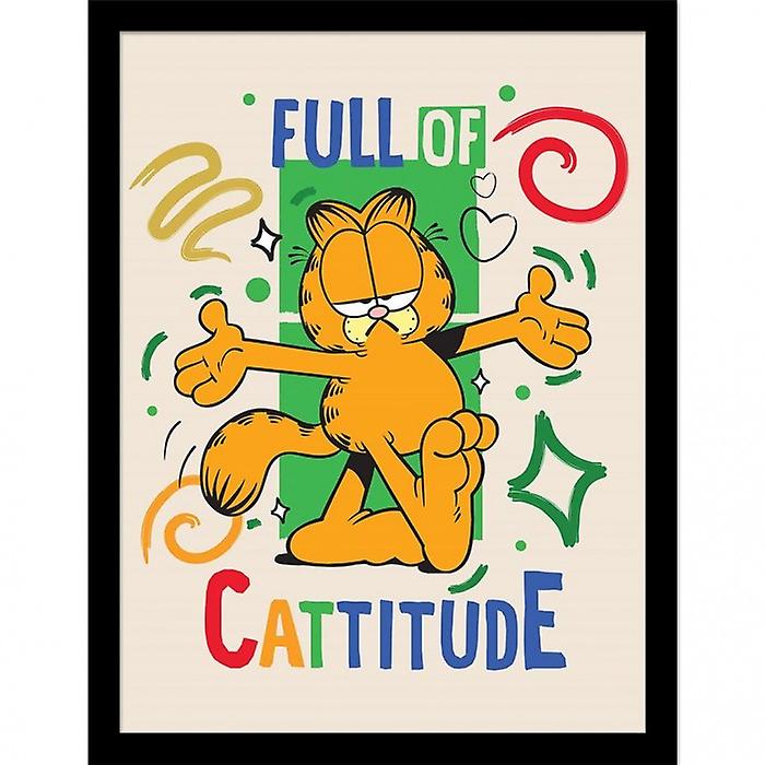 Garfield Full Of Cattitude Framed Print