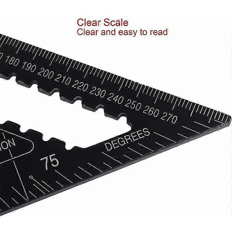 Multifunction Carpenter's Square 18cm and 30cm, Triangle Metal Aluminum ...