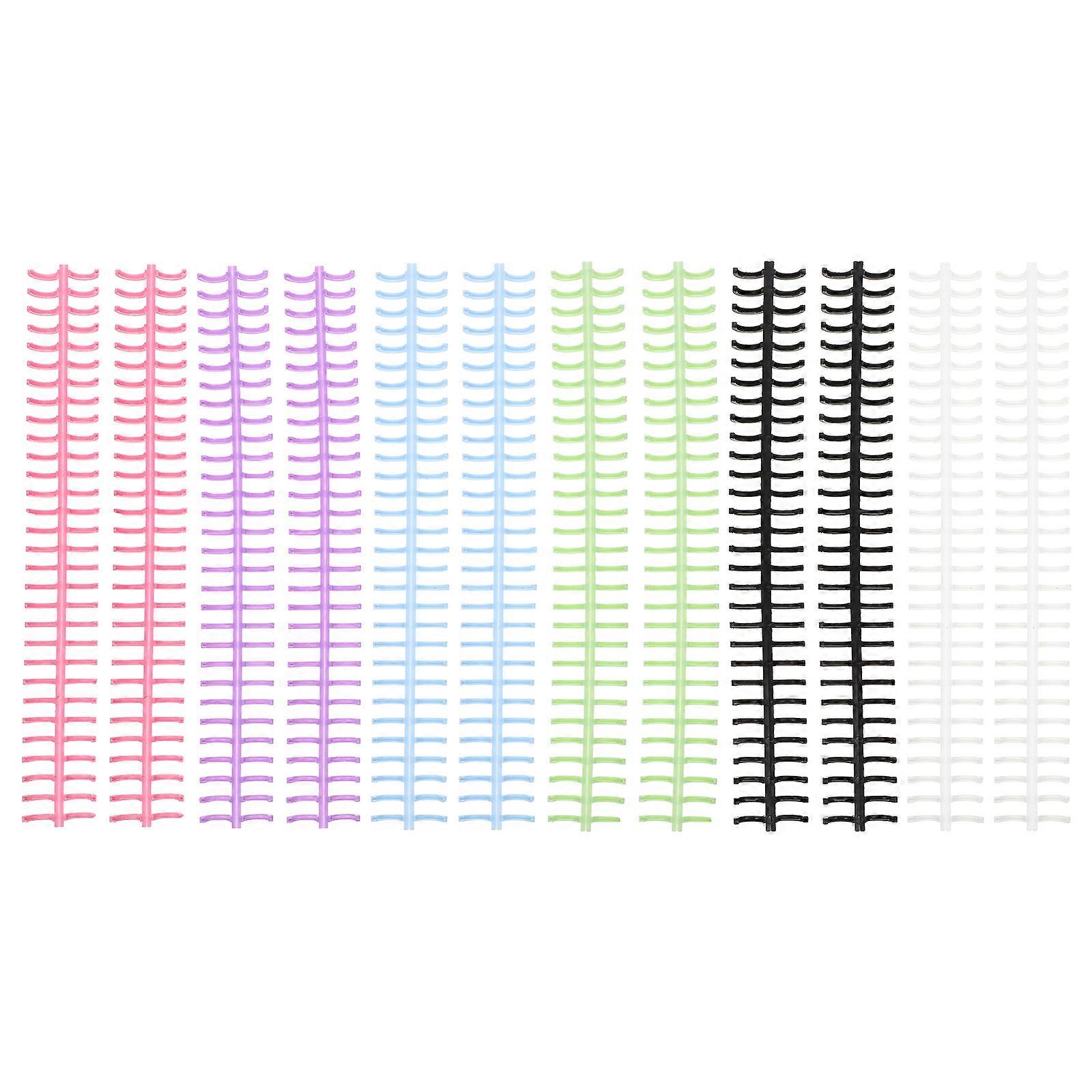 12Pcs Notebook Bindung Rücken Spiral Notebook Spulen Spiralen Kammbindungen