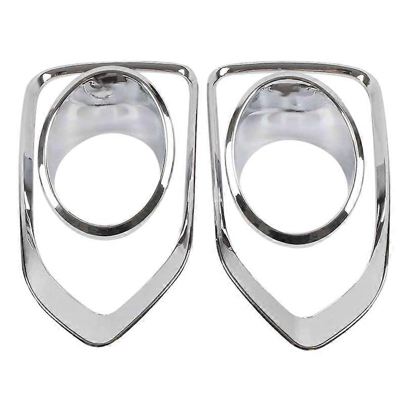 MOTOKU Front Fog Light Cover Bezel with DRL Hole | for Chevrolet Impala 14-20, Driver and Passenger Side