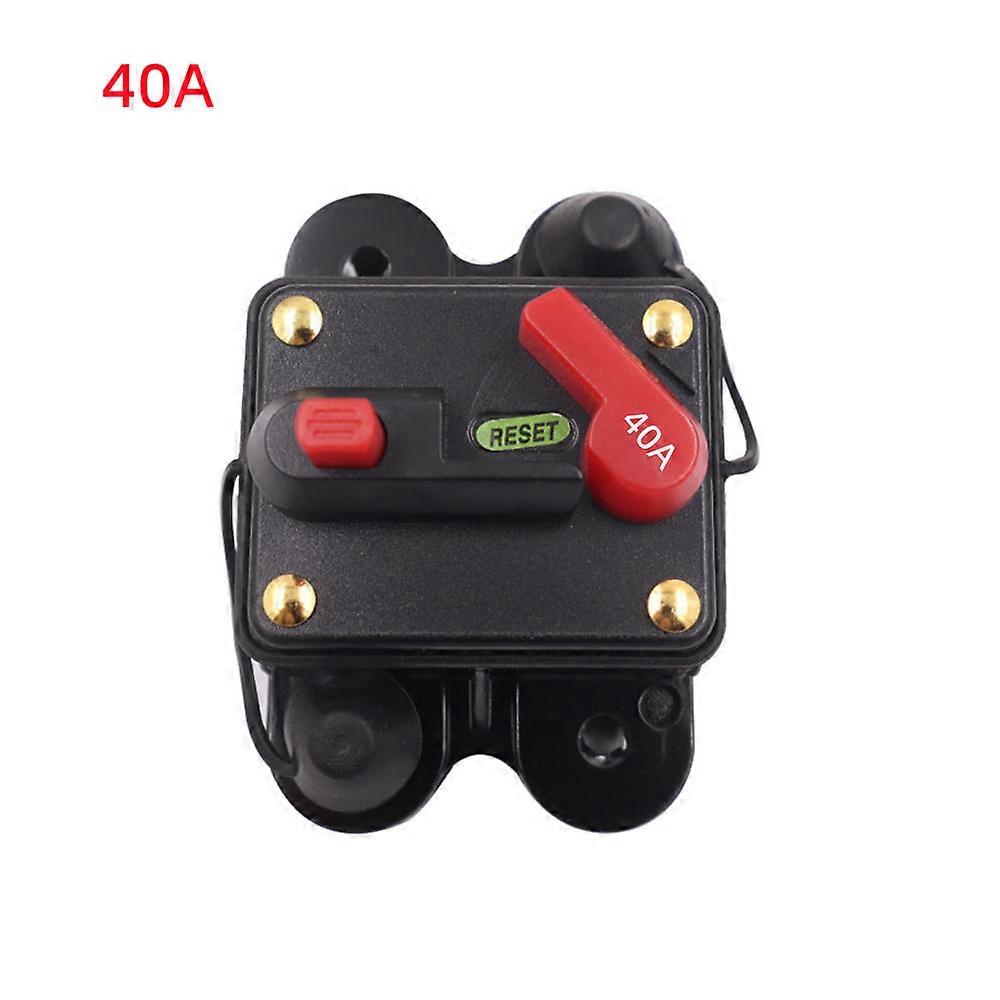 50a 60a 80a 100a 125a 150a 200a 300a Optional Car Audio Amplifier Inline Circuit Breaker Fuse Waterproof For 12v Protection