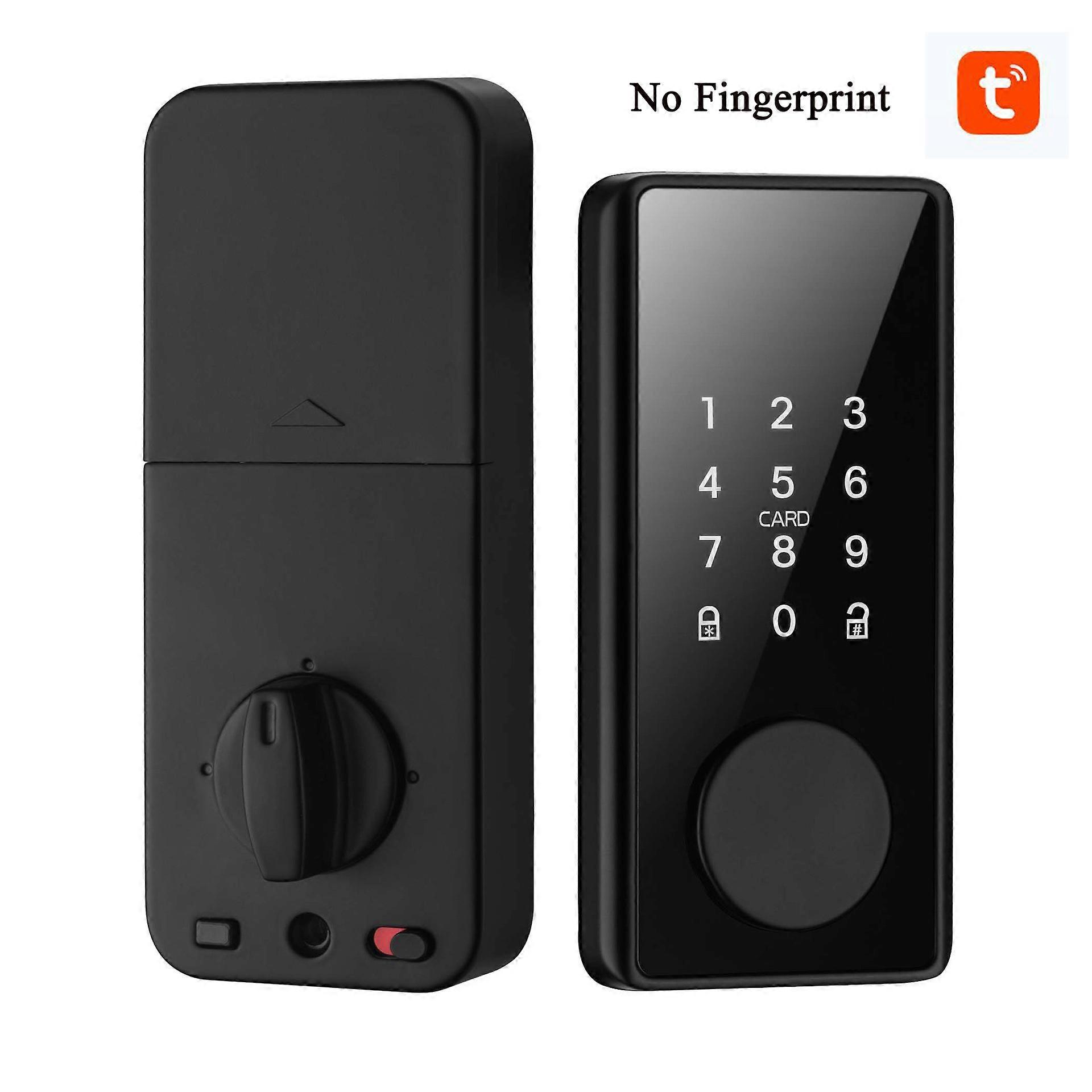 Tuya Ttlock Bluetooth App Smart Deadbolt Locks Biometric Fingerprint Password Keyless Entry Front Door Lock