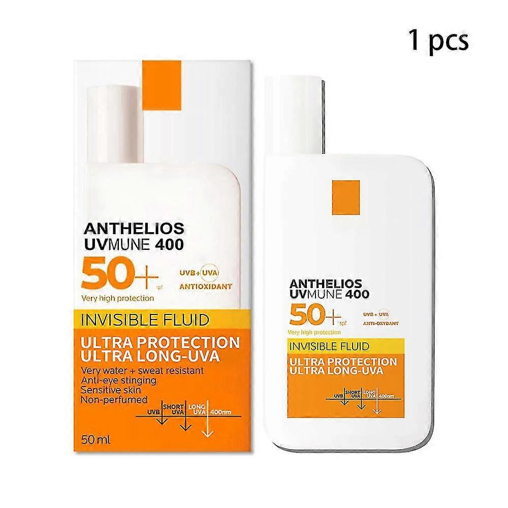 SPF 50 Αντηλιακή Κρέμα, Ultra Light UV Protetion Cream, 50ml Αντιηλιακή Κρέμα Μεγέθους Ταξιδιού Αδιάβροχη και Ανθεκτική στον Ιδρώτα για Άνδρες, Γυναίκες και Παιδιά