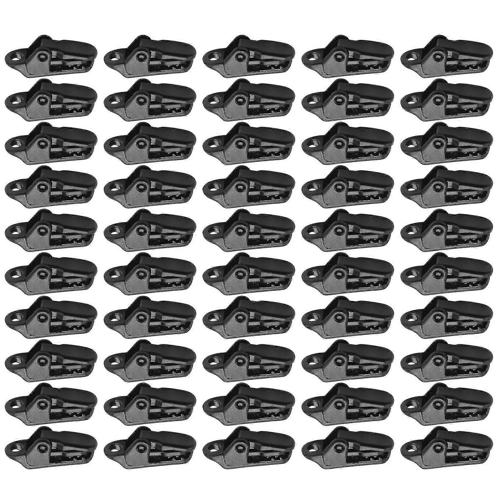 50pcs Sail Tarp Clips Secures Clamp With Strong Lock Grip For Outdoor Camping,tent,awning,banner Ti Tw