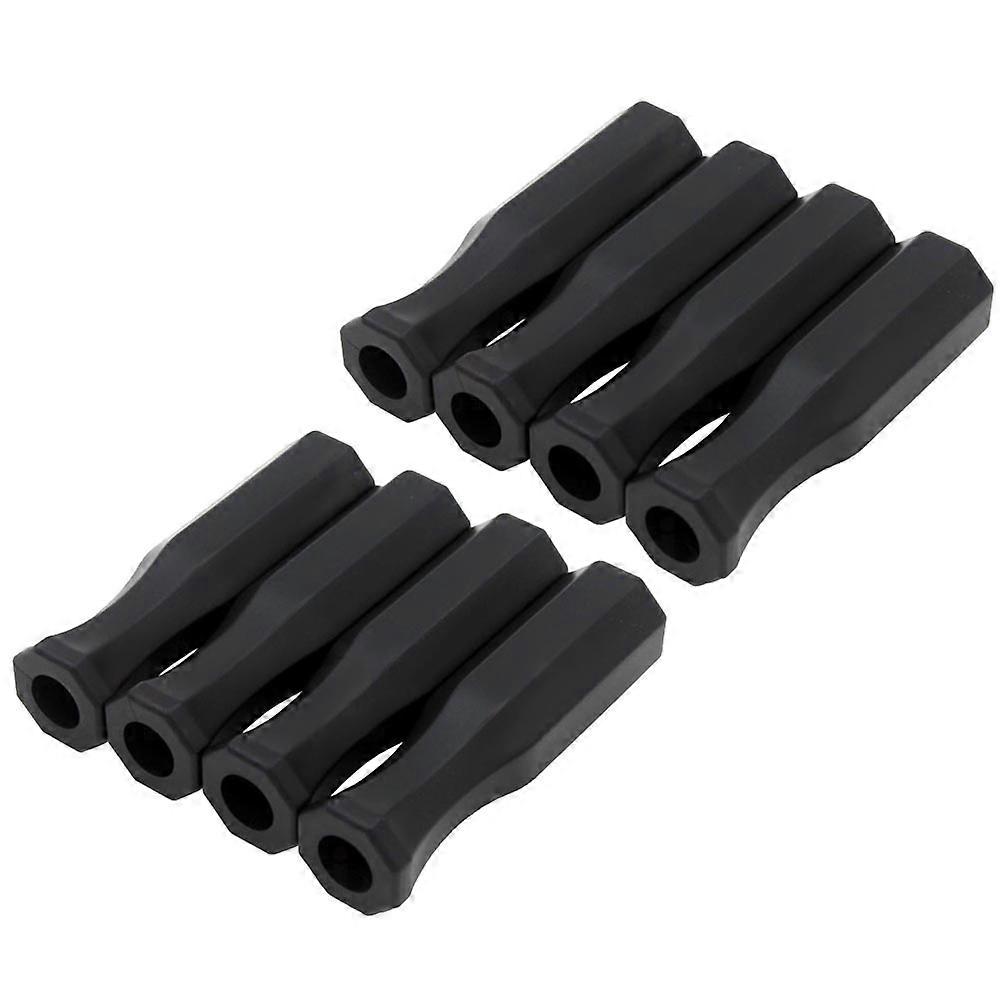 8 Pcs Plastic Table Football Handle Covers Foosball Handle Grip Replacement Spare Part Foosball Handle Grip Case Universal Safety Table Football Acces