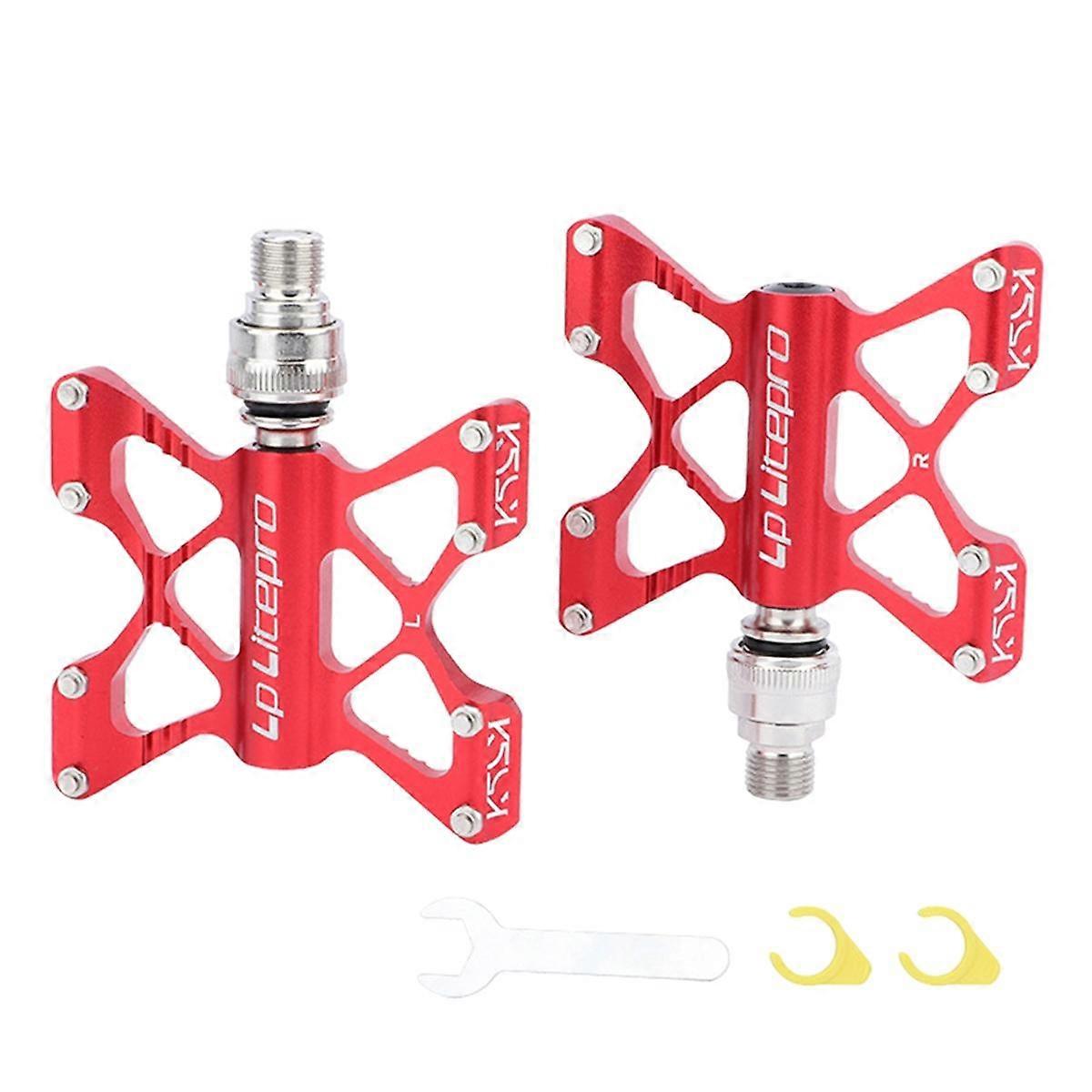 K5 Quick Release Pedal Widened Non-Slip Ultralight Sealed Bearing Folding Bike Pedals Bicycle Part