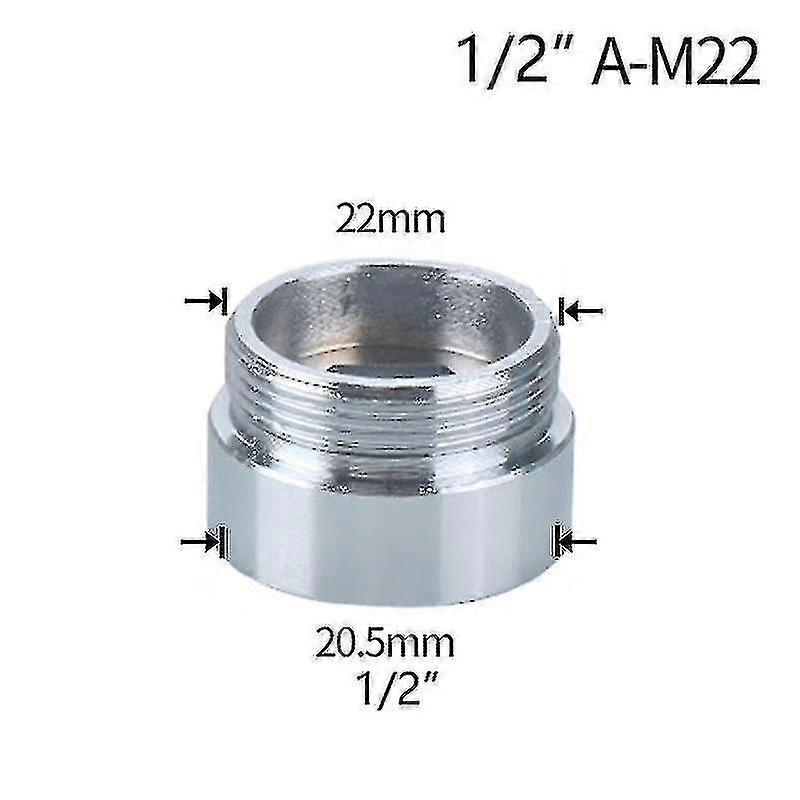 مقرنة صنبور 1/2 إلى M16 M18 M20 M22 M24 M28 محول تحويل موصل الموضوع لحمام مطبخ الفقاعات