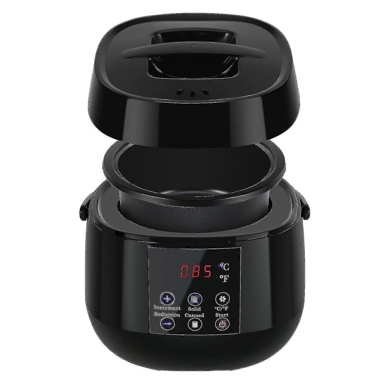 500cc Temperature Controllable Multifunctional Intelligent Wax Melting Machine Black