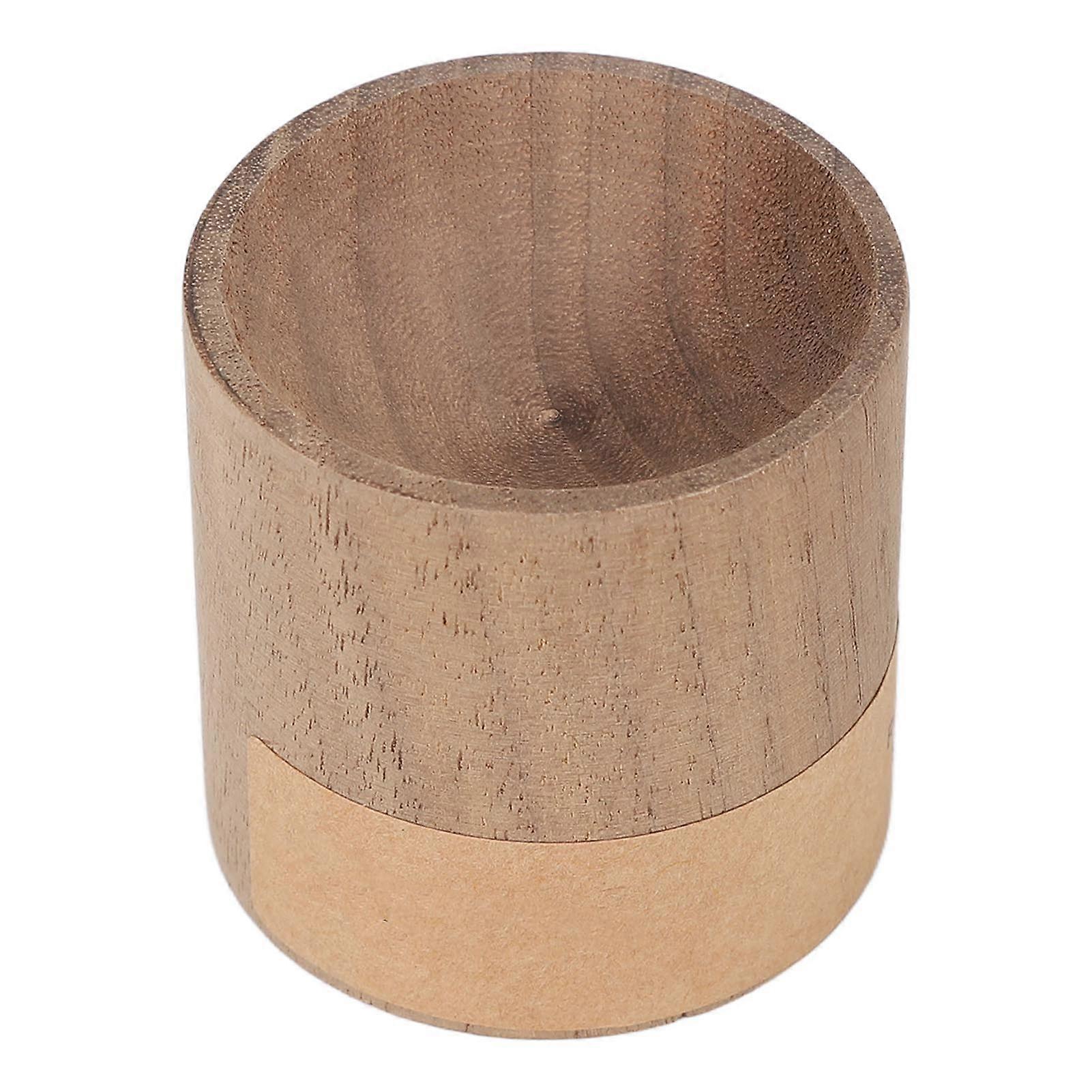 Wooden Aroma Diffuser Round Shape Black Walnut Essential Oil Long Lasting
