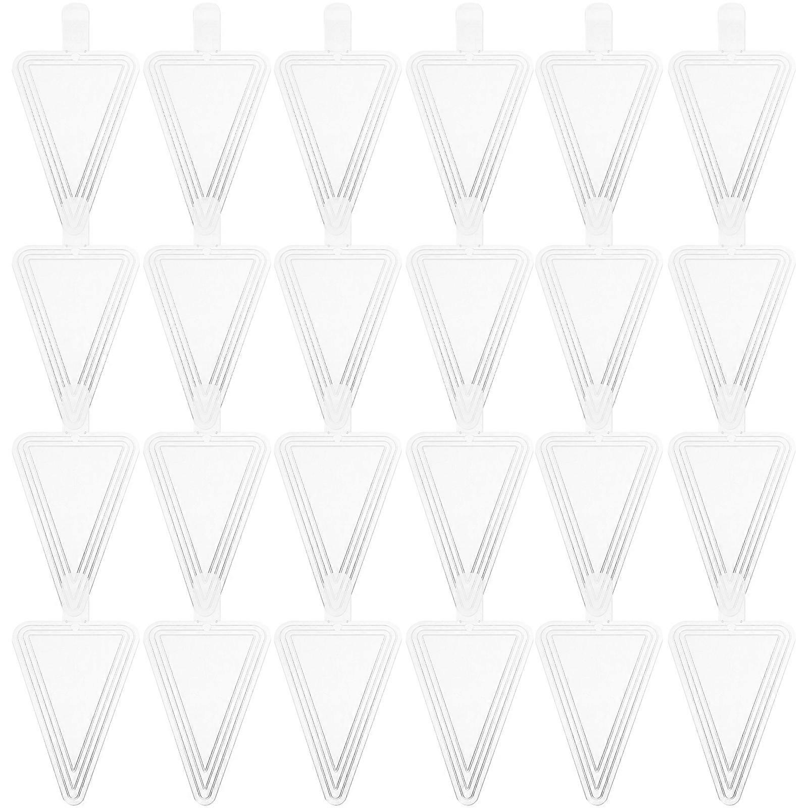 100pcs Cake Boards Thicken Plastic Cake Boards Cake Base Reusable Cake Holders With Handle