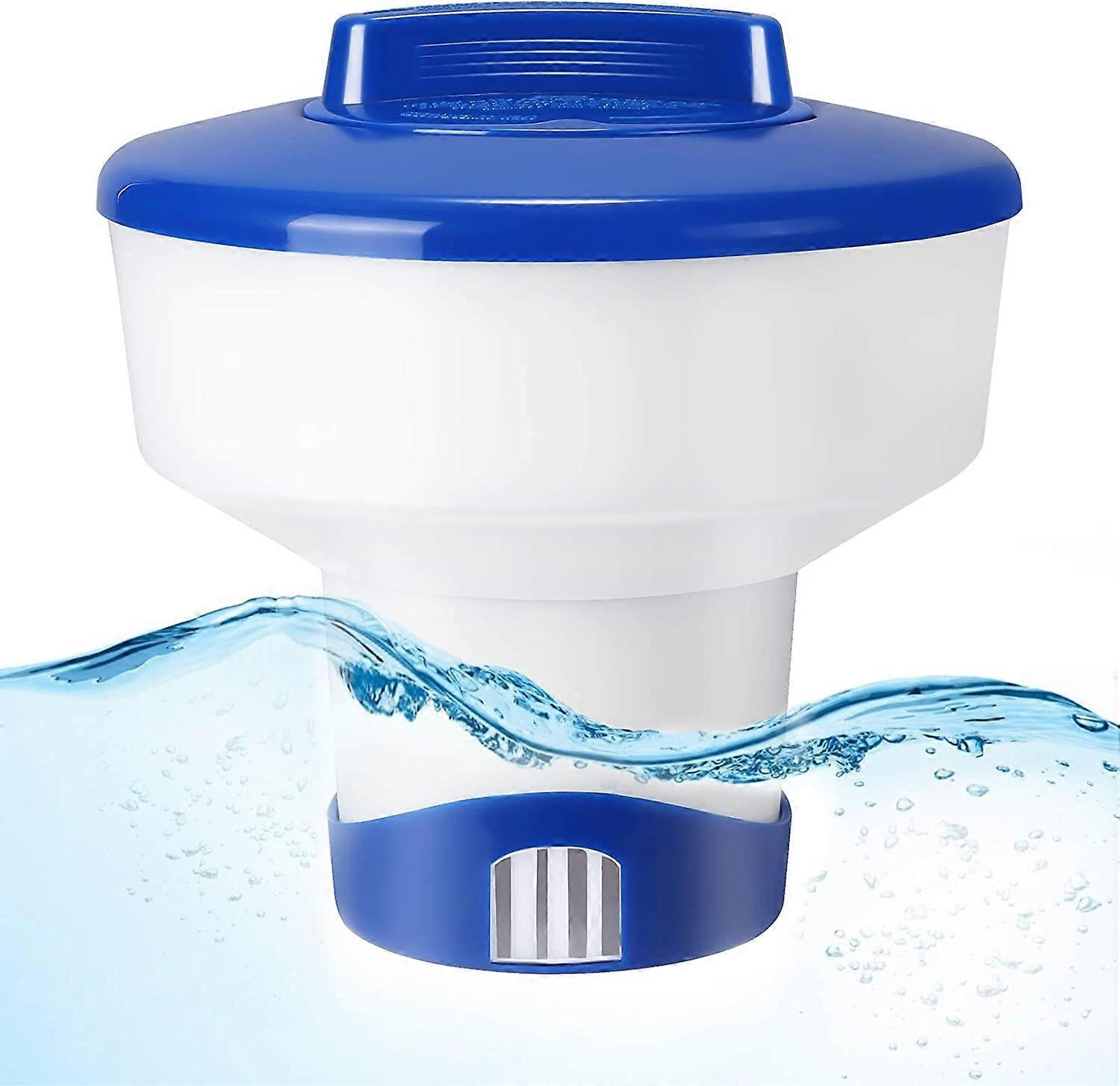 8 Inch Pool Floating Dispenser, Chlorine Diffuser, Swimming Pool Floating Diffuser Pool Chlorine Tablets Swimming Pool Chemical Floating Diffuser For 