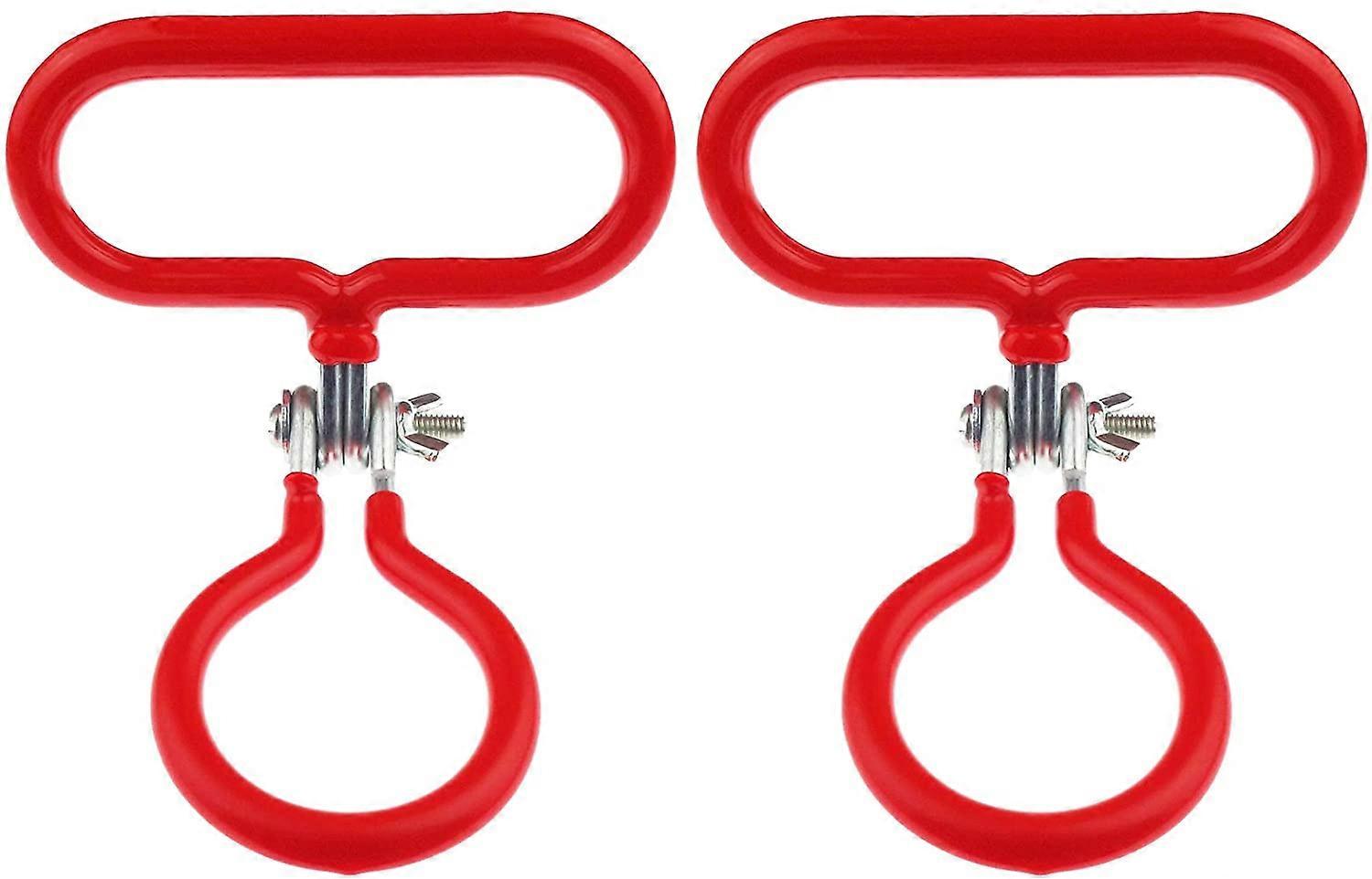 2PCS Carboy Handle for Smooth Neck 3 Gallon 5 Gallon 6 Gallon 6.5 Gallon (Red)