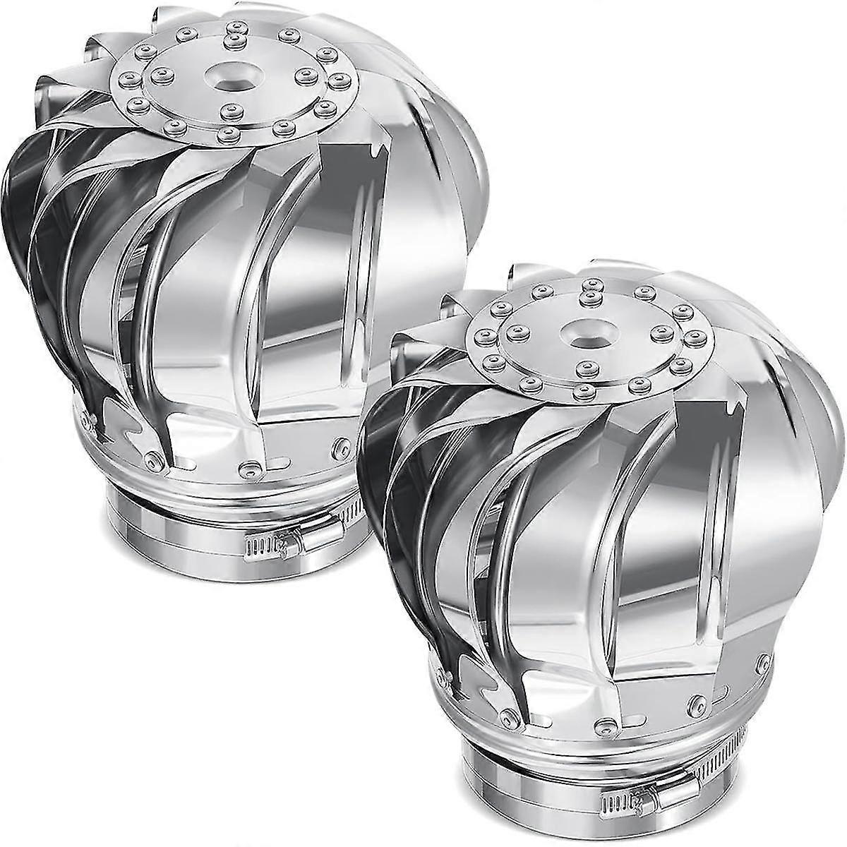 2 db 110mm nem teljesítmény tetőventilátor szélturbinák tetőtéri szellőzőnyílás kompatibilis a házakkal Gyár Tetőtér Farm Le