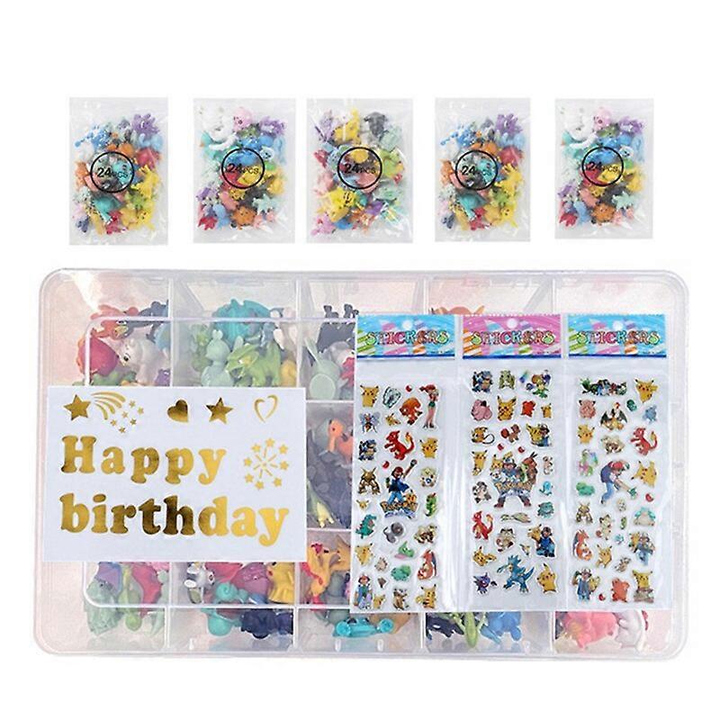 Figures Toys 144 Different Styles Kawaii Mini Doll Collection Toy Model Kids Christmas Gifts Set - Action Figures
