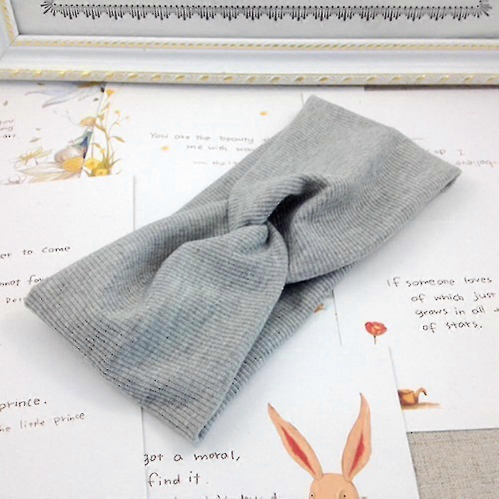 Headband Women, Solid Knitting Cross Knot Woolen Warm Headbands