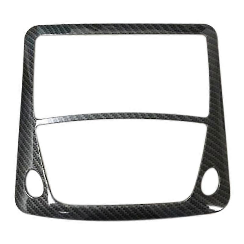 for Navara NP300 2016-2021 Car Carbon Fibre Front Reading Switch Light Lamp Frame Cover Trim Sticke