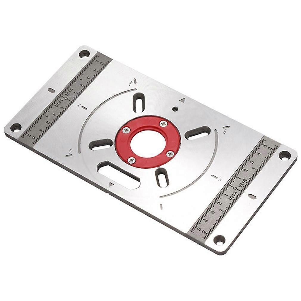 Hole Opener Table Insert Plate Aluminium Router Multifunctional Woodworking Benches Carpenter Trimming Machine Engraving Board