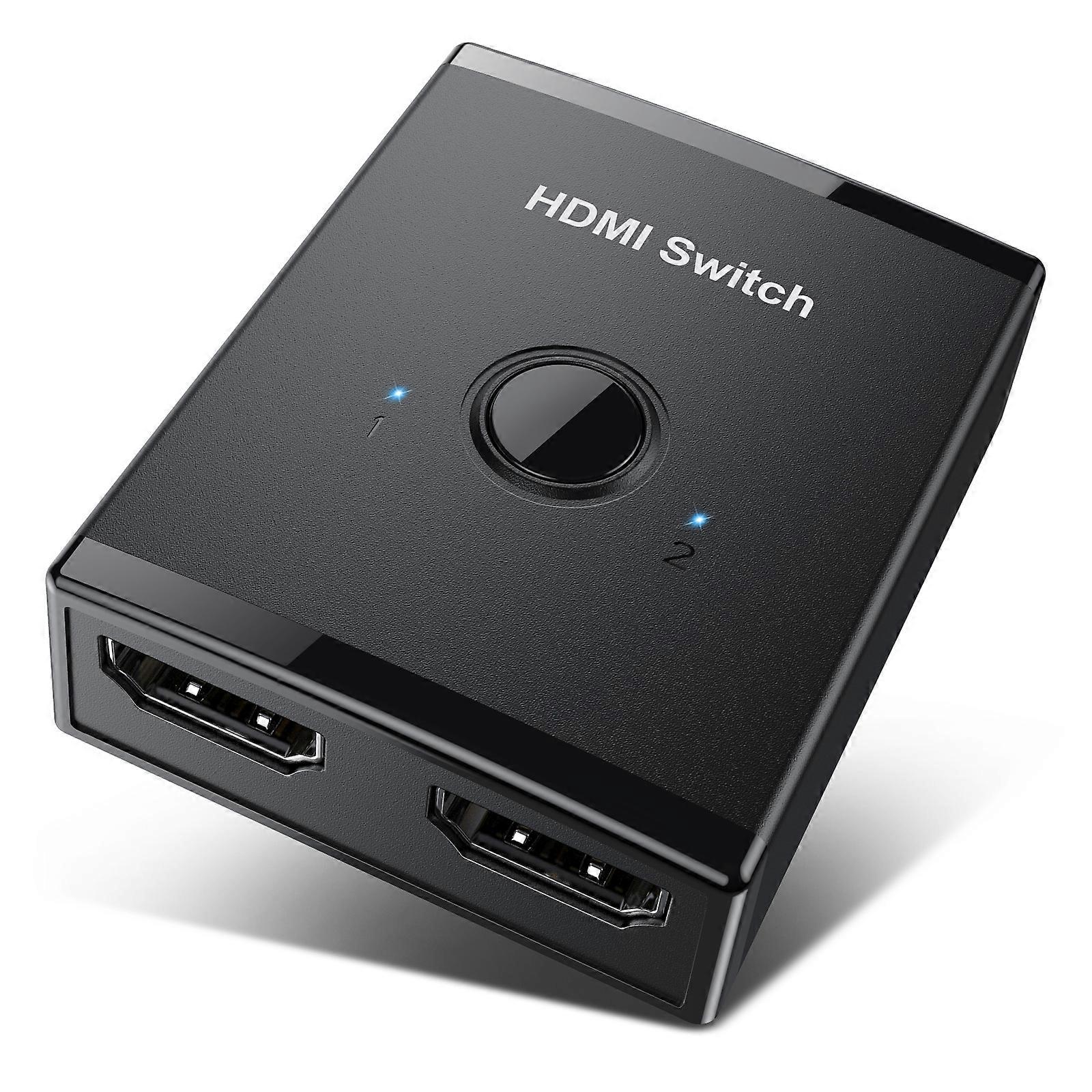 HDMI Switcher 4K Bi-Direction 20 HDMI Switch 1x2/2x1 Adapter 2 in 1 Out Converter for PS4/5 Xiaomi TV Box HDMI Splitter