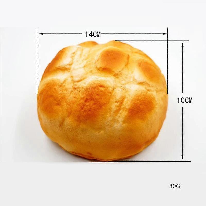 Artificial Pu Round French Bread Loaf Artificial Pretzel Bread For Food Display Fake Bread Model
