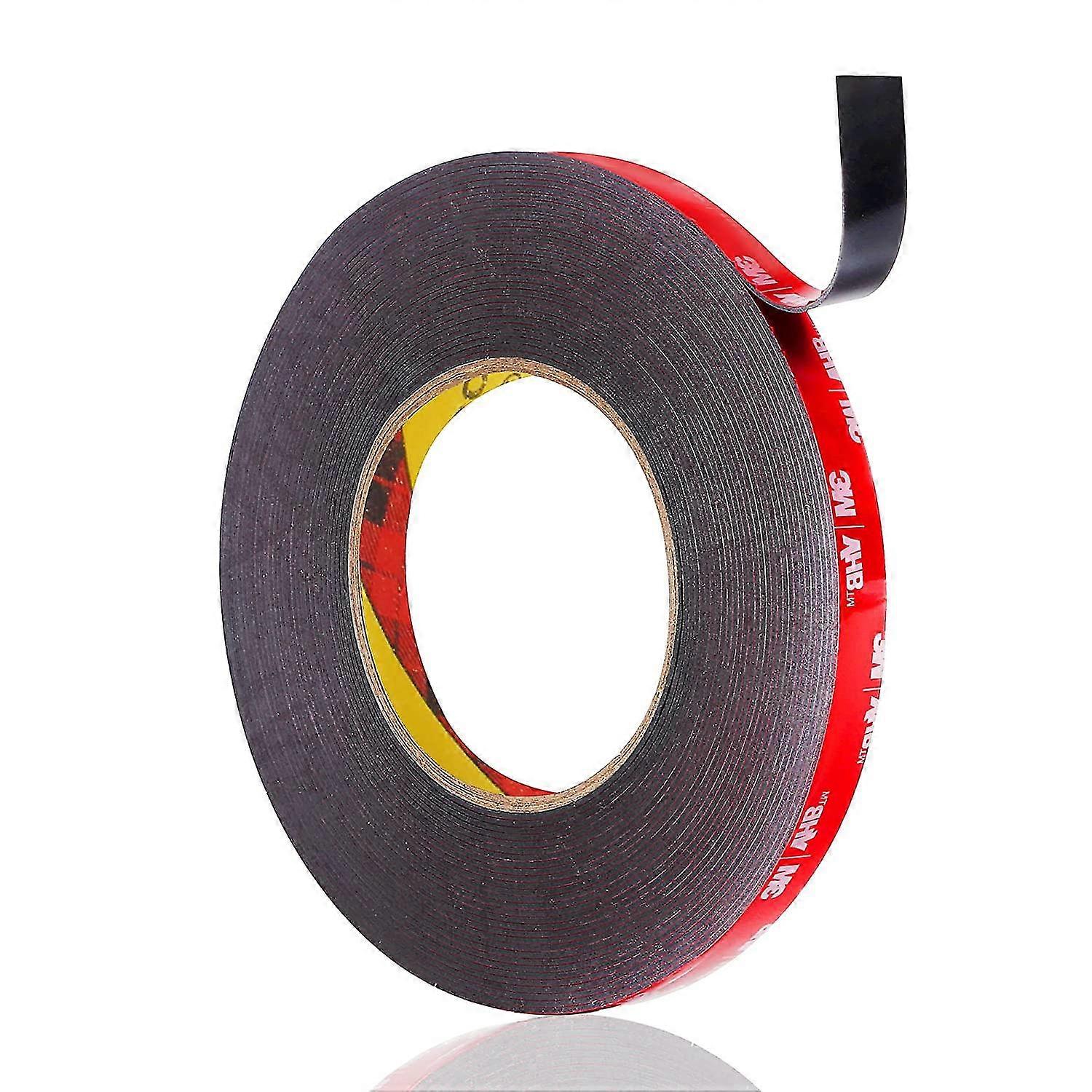 3m Double Sided Tape, Waterproof Foam Tape, 3m Length, 0.4 Inch Width For Car, Home Decor, Office Decor