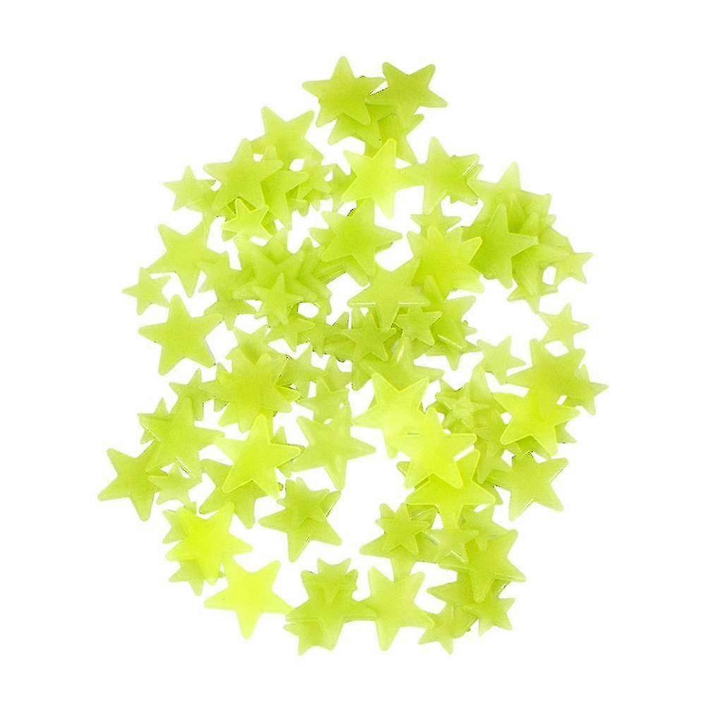 Luminous Stars,100 Pieces Luminous Stickers Wall Decals