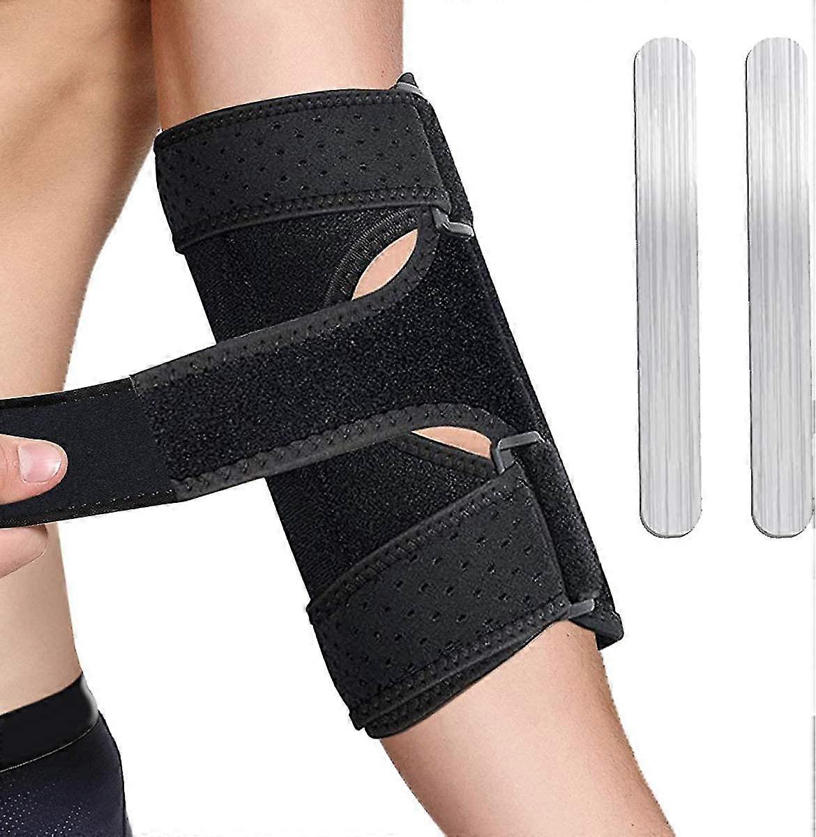 Elbow Brace, Elbow Immobilizer, With 2 Removable Metal Splints