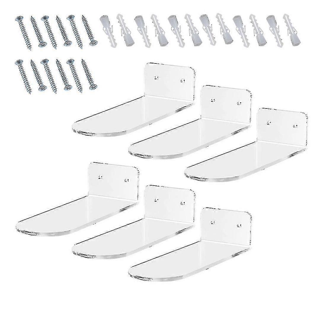 Floating Shoe Display Stand - 6 Shoe Shelf For Wall - Sneaker Levitation Display Shoe Wall Shelf