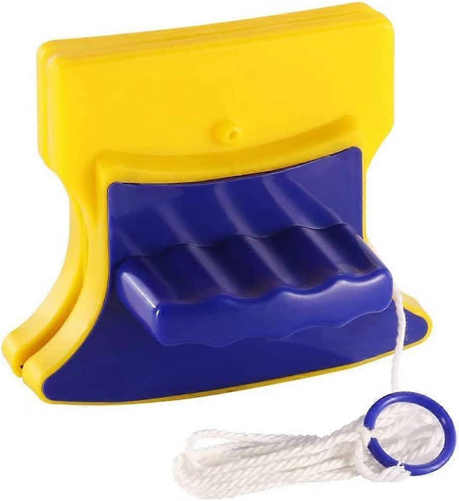 Magnetic Window Cleaner, Double Side Wiper, Algae Scraper Brush Pad for High Rise Single Glazed Windows with 3-8mm Thickness
