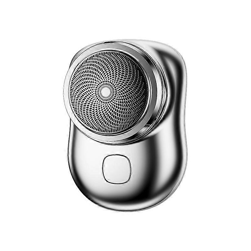 (Silver) Mini Shaver Portable Electric Shaver
