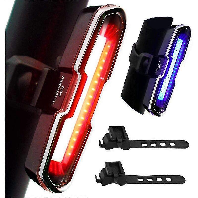 110 Lumens Powerful Bicycle Rear Light, Usb Rechargeable Led Bike Light With 5 Steady/flash Modes