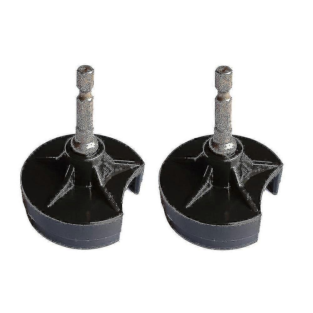2pcs Knitting Adapter With Hex Steel Bit For
