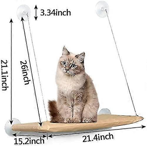 Cat Bed Window Mounted Basking Hammock Suction Cup Pet Hanging House For Perch Holds Up To 20kg For Any Cat Size