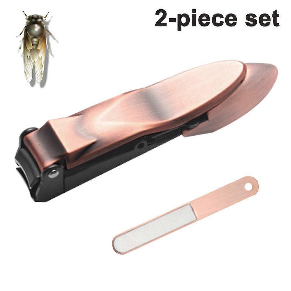 太い爪のための2ピース爪切り、広い顎の開口部の爪切りステンレス鋼の爪切り爪切りはさみシャープ爪切り爪切りnと